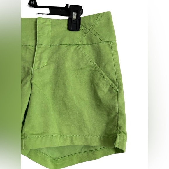 Copper Key Size 3 Lime Green Short Chino Shorts Mid Rise Stretch Preppy - Picture 7 of 9